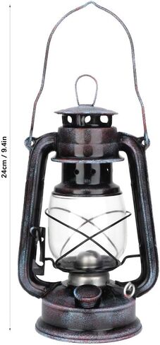 24cm Hurricane Lantern, Classic Kerosene Lamp Outdoor Decorative Vintage Kerosene Lantern Oil Lamp Portable Outdoor Camping Lights in Saudi Arabia