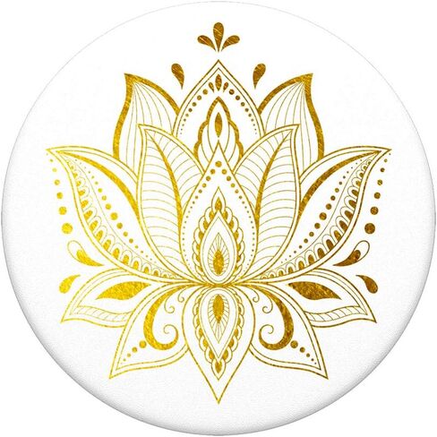 PopSockets PopTop (الجزء العلوي فقط. تباع القاعدة بشكل منفصل.): الجزء العلوي قابل للتبديل لقواعد PopGrip، وPopGrip Slide، وOtter+Pop & PopWallet+ - Golden Parana in Saudi Arabia