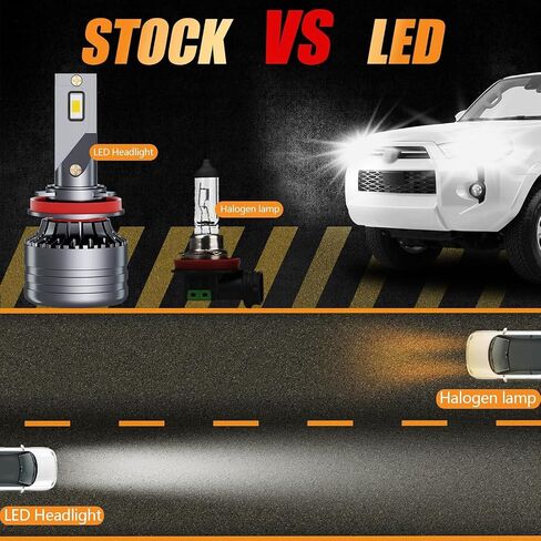 for Toyota Tacoma 2005-2011 LED Bulbs Combo, 4pcs Super Bright 6000K White High Low Beam and Fog Lights LED Blubs Package in Saudi Arabia