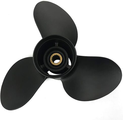 المروحة لسوزوكي 14x19 14x17 13 1/2x15 13 1/4x17 13 3/4x17 13 3/4x19 13 3/4x21 13x19 DF70/80/90/100/115/140HP 15 Spline RH الألومنيوم in Kuwait