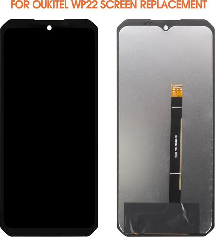 شاشة بديلة لشاشة Oukitel WP22 لشاشة Oukitel WP22 LCD أجزاء إصلاح مجموعة المحول الرقمي التي تعمل باللمس (أسود بدون إطار) in Saudi Arabia