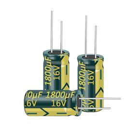 20PCS 6.3V 1800UF Capacitor 8x16mm(0.31x0.63in) High Frequency Aluminum Electrolytic Capacitors for TV, LCD Monitor, Game