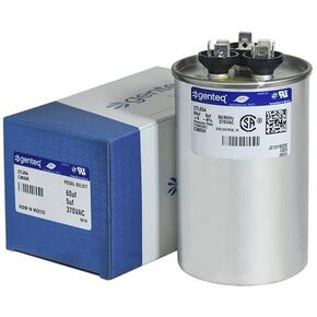 Z97F9816 - 60 + 5 uf MFD 370 Volt VAC - GE Round Dual Run Capacitor Upgrade