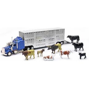 New Ray 1:43 Livestock Playset, Blue
