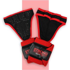 Men's Heavy Duty Wrist Wrap Gloves - Ideal for Workouts, Gym, Deadlifts, and Crossfit with Wrist Palm Protection - Great for Father's Day & More