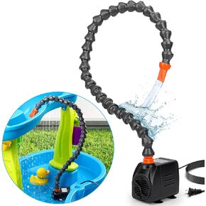 Water Table Pump, Pump and Splash Shady Oasis, Summer Outdoor Splash Table Toys for Kids, Water Table Accessories for Kids Toddlers