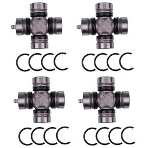 4X Rear Axle Universal Joint Set K7571-91320 Compatible with Kubota UTV RTV900G6 RTV900W6 RTV900R6 RTV900T6 RTV900G9 RTV900R9 RTV900T9 RTV900W9 RTV900W8SE 2003-2008 U-Joint