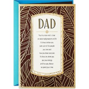 Hallmark Father's Day Card for Grandpa (Mickey Mouse, World of Love and Experience) (599FFW9465)