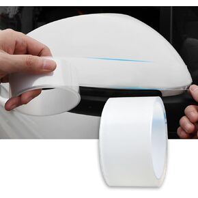 Car Door Edge Guard Door Sill Protector, Universal Automotive Anti-Scratch Transparent Strip for Car Door Edge/Front and Rear Bumper/Door Sill Protector Fits for Most Car (32.8Ft x 1.96In)