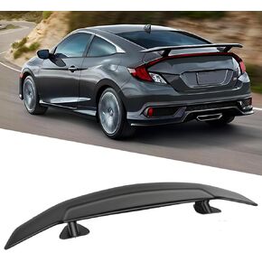 DREAMIZER 47" Universal Car Rear Trunk Spoiler Wing Carbon Fiber Sport Style W/Adhesive