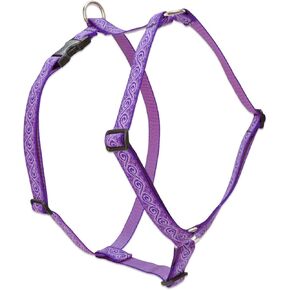 LupinePet Originals 1" Jelly Roll 20-32" Adjustable Roman Dog Harness for Medium Dogs