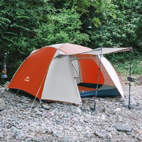 Naturehike Camping Tent, 2/3 Person Double Layer, Instant Easy Setup, Waterproof PU2000mm, 54 MPH Wind Resistance, UPF 50+, Outdoor Tent for Camping, Festivals, Backyard, Sleepovers