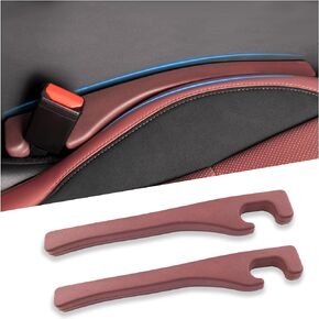 2 Pack Car Seat Gap Fillers,Car Gap Filler Between Seats to Avoid Dropping Items,Universal Car Side Seat Gap Filler Car Interior Accessories for Most Cars Trucks SUVs (Black)