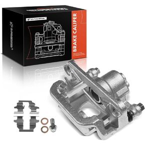 A-Premium Disc Brake Caliper Assembly with Bracket Compatible with Select Nissan Models - Altima 2007-2012, Maxima 2007-2008 - Rear Right Passenger Side