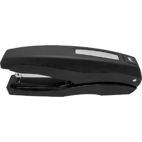 Basileus Full-Strip Executive Heavy Duty Stapler - Ergonomic, 40 Sheet Capacity, Flat Clinch Design for Office and Home Use with 1,250 Staples, Silver