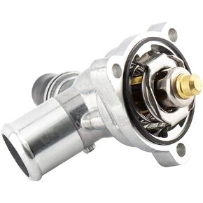 Engine Coolant Thermostat Housing Assembly Compatible with Chevy Spark 2013 2014 2015 1.2L Replace# 96988257