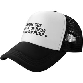 Lemme Get A Pack of Reds and $10 On Pump 6 Funny Hat