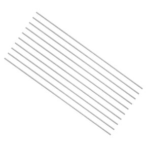 Round Steel Rod, 0.7mm Diameter 60mm Length, High Speed Steel Bar Stock Craft DIY Tool - (Applications: for Drill Lathes Boring Machine), 10-Pieces