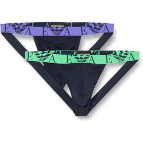 Emporio Armani Men's (Vuoto) Bold Monogram 2pack Jockstrap