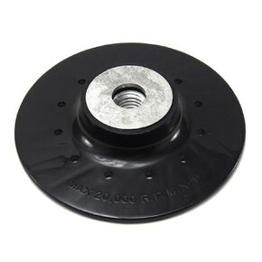 Angle Grinder Ribbed Back 4-1/2 inches Plastic Pad for Resin Fiber Disc with 5/8 inch 11 Thread, Max 20,000 RPM