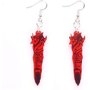 Cute Anime Earrings Drop Earrings for Women Cosplay Props Accessory