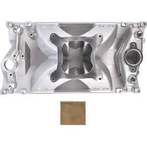 GELUOXI PC2033 52033 Vortec Single Plane High Rise Intake Manifold Replacement for Chevy SBC 350 3000-7500+ RPM