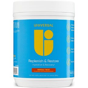 Replenish & Restore Powder, Hydration & Recovery, Promotes Muscle Repair and Growth, Custom Dosing, L-Lysine, L-Glutamine, L-Tryptophan, No Artificial Flavors, 30 Servings (Lemon Berry)