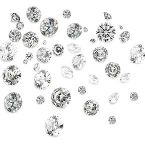 Beadthoven Mini Crystal Cubic Zirconia Stone Cabochons Faceted Pointed Back Rhinestone Gems CZ Diamonds Beads for DIY Jewelry Making Nail Art Craft Ring Embellishment Decorations