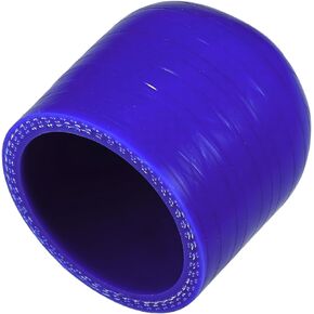X AUTOHAUX 1 Pcs 30mm Length 38mm/1.50" ID Blue Car Silicone Rubber Hose End Cap Silicone Reinforced Blanking Cap for Bypass Tube Universal