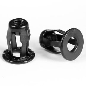 5pcs Car Metal Screw Base Clamp Trunk Nuts Front Rear License Plate Fastener Clips for Audi A3 A4L A6L A8 Q3 Q5 Q7