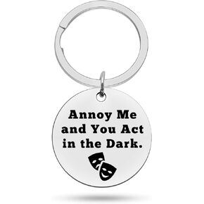 Heigebi Theater Gifts Drama Keychain Theatre Broadway Drama Gifts Drama School Graduation Gifts for Drama Students
