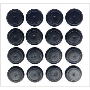 (Pack of 04) Durable, Ergonomic LDPE Plastic Button Plugs with flush-type heads - Universal Replacement Floor Plugs | Fit Jeep CJ5 CJ7 Scrambler CJ8 Wrangler YJ Cherokee XJ | by SBD
