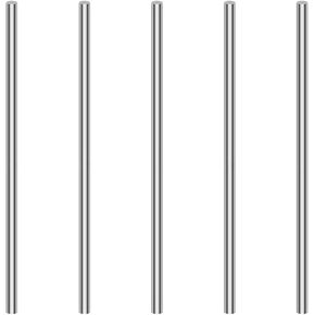 Auniwaig HSS Solid Round Steel Rod,Lathe Bar Stock Assorted for DIY Craft Tool,3.3mm x 100mm,5pcs