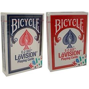 Bicycle Lo-Vision Special Playing Cards - 2 Decks