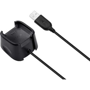 JIUJOJA Replacement Charger Dock Compatible with Fitbit Versa/Versa 1,(not for Versa 2),Versa Lite SE Charger, Charging Cable Cradle Dock Stand and Watch Protector for Smart Watch