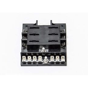 Sierra International FS40420 ATO/ATC Fuse Block with Busbar - 6-Gang , white