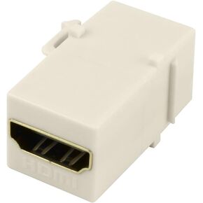 HDMI Keystone Jack Pass-Through, Light Almond in Kuwait