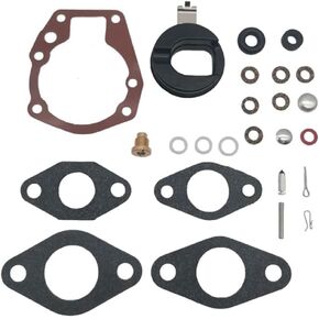 Carburetor Carb Repair Rebuild Kit for Johnson Evinrude 1.5 2 3 5 5.5 6 7.5 10 15 18 20hp 439071 0439071 1952 1953 1954 1955 1956 1957 1958 1959 1960 1961 1962 1963 1964 1965 1966-1990 23-090