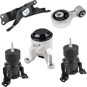 JDMON 5Pcs Engine Motor Mount & Transmission Mount Kit Replacement for 2007-2012 Nissan Altima 3.5L Auto CVT Trans, Maxima 3.5L 2009-2014 Compatible with A7363 A7361 A4355HY A4365HY A4356HY
