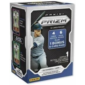 PANINI AMERICA 2021 Panini Prizm Baseball 7-Pack Blaster Box (Green Prizms|)