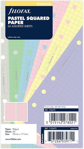 Filofax Personal Cotton Cream Plain Notepaper in Saudi Arabia
