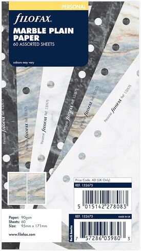 Filofax Personal Cotton Cream Plain Notepaper in Saudi Arabia