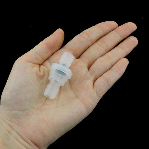 E-outstanding 4PCS 3/8Inch(10mm) White Plastic One-Way Check Valve for Air Water Purifier Aquarium Fish Tank in Saudi Arabia