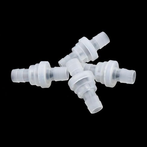 E-outstanding 4PCS 3/8Inch(10mm) White Plastic One-Way Check Valve for Air Water Purifier Aquarium Fish Tank in Saudi Arabia