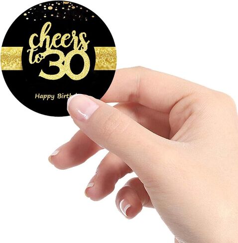 Sumerk 48 PCS Cheers to 60 Stickers Large Bottle Stickers 60th Birthday Stickers Card Seals 2 INCHES Round Happy Birthday Party Favors Stickers in Saudi Arabia