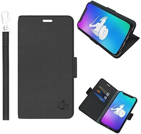 DefenderShield EMF Protection & 5G Anti Radiation iPhone 15 Pro Max Case - RFID Blocking EMF Shield Detachable Wallet Case with Magnetic Closure Black in Saudi Arabia