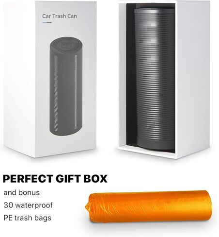 سلة مهملات السيارة، سلة المهملات، علبة للسيارة، شاحنة قمامة مقاومة للماء مع غطاء، حامل عملات معدنية صغير تلقائي in Kuwait