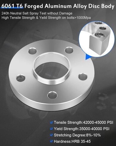ECCPP 5x112 Wheel Spacers 20mm 5x112mm to 5x112mm HubCentric Wheel Spacer Compatible fit for Mercedes Benz W219 W210 W211 W212 C230 C240 C320 66.6mm W/10 Lug Bolts(12x1.5 Studs 4X) in Saudi Arabia