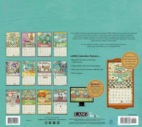 LANG COLOR MY WORLD 2023 WALL CALENDAR in Saudi Arabia