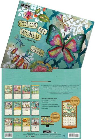 LANG COLOR MY WORLD 2023 WALL CALENDAR in Saudi Arabia